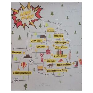 Lana Del Rey NFR Tour VIP Poster